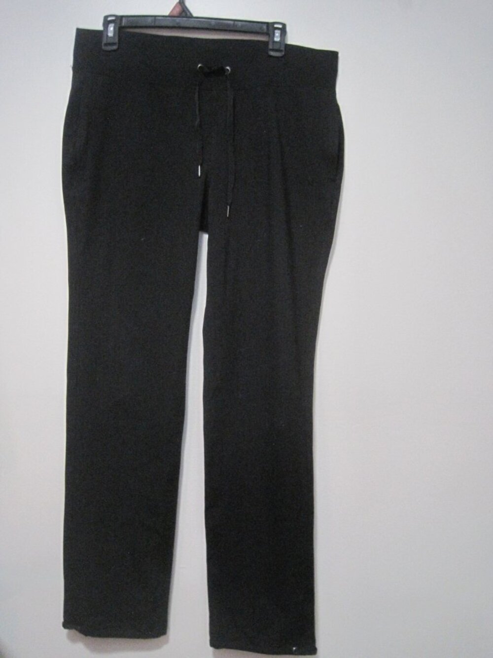 Velocity Women's Medium Black Lightweight Elastic Waist Travel Pants w/ Pockets